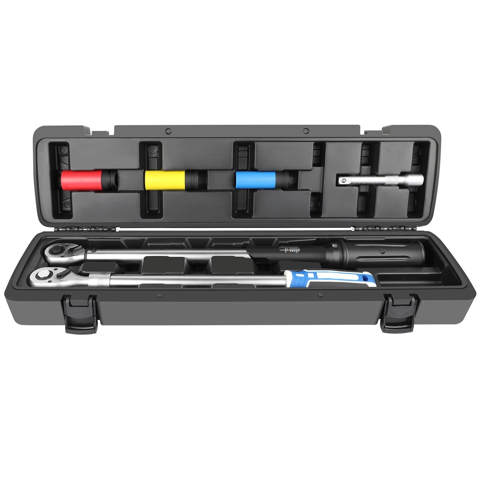 1/2" Drive Torque Wrench Torque Wrench w/ Extension+17 19 21mm Socket