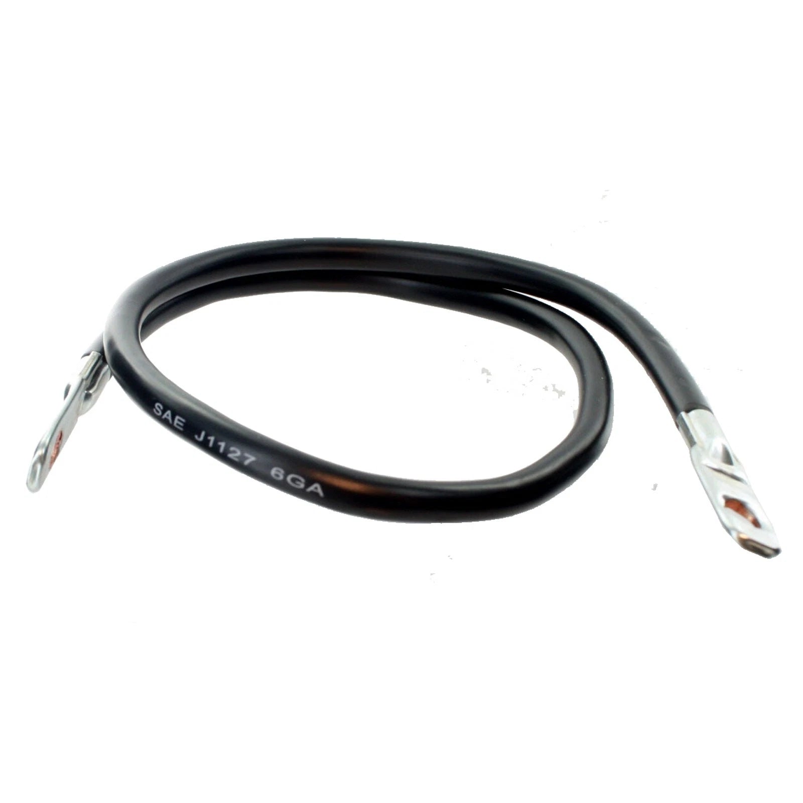 6 Gauge AWG 21" Golf Cart Battery Cable with 5/16" Lugs Zinc Plated