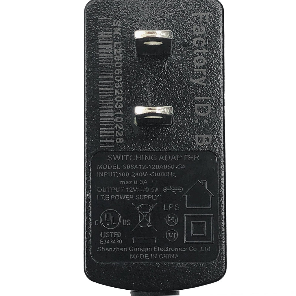 NEW Genuine I.T.E 6W S06A12-120A050-C4 Power Supply Switching AC Adapter 12V