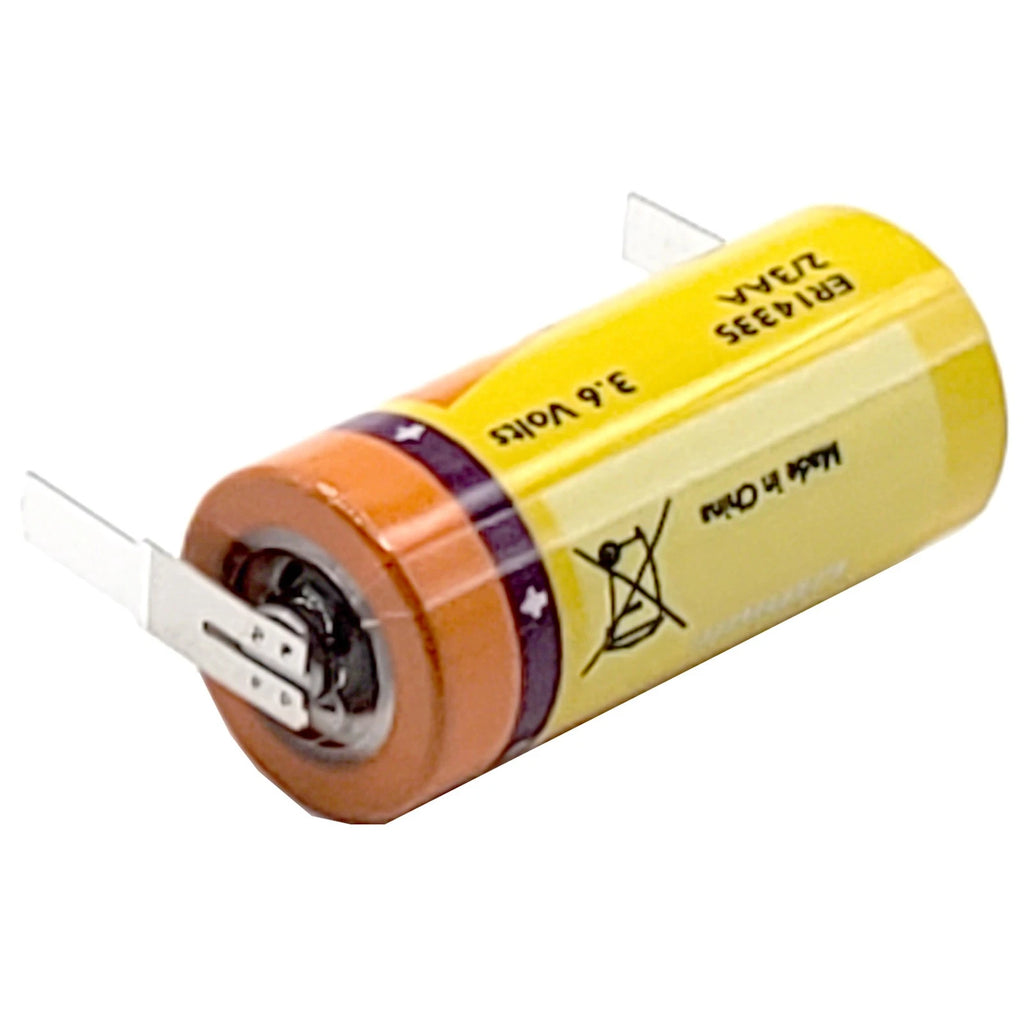 4x OmniCel ER14335 3.6V 1.65Ah 2/3AA Lithium Battery w/ Tabs Tracking Backup AMR
