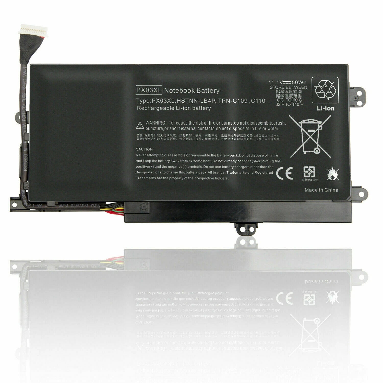 PX03XL Battery For HP Envy 14-K Touchsmart M6 M6-k Sleekbook K010DX 715050-001
