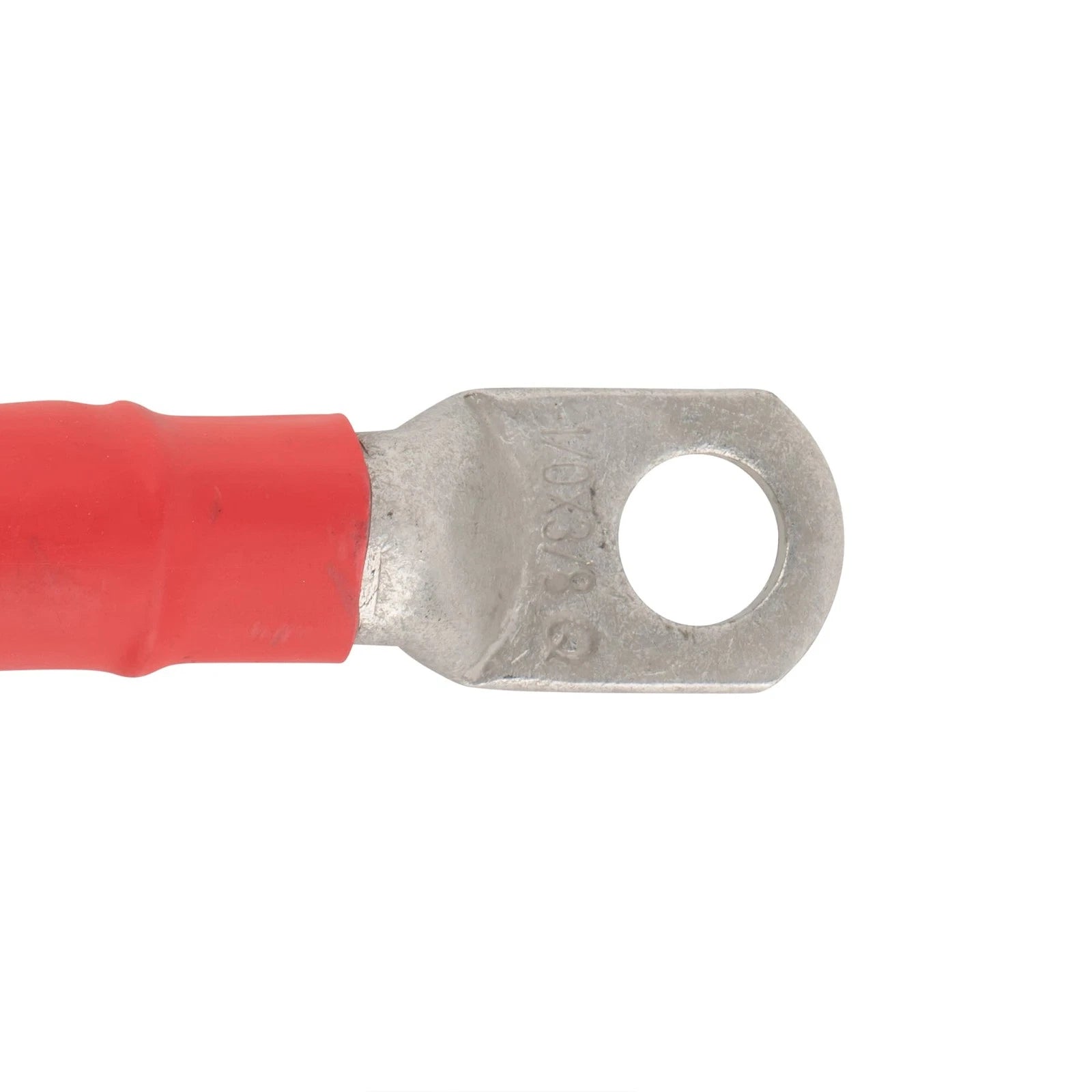 1/0 Red Battery Interconnect Cable 18" with 3/8" Lugs ASSEMBLED IN USA