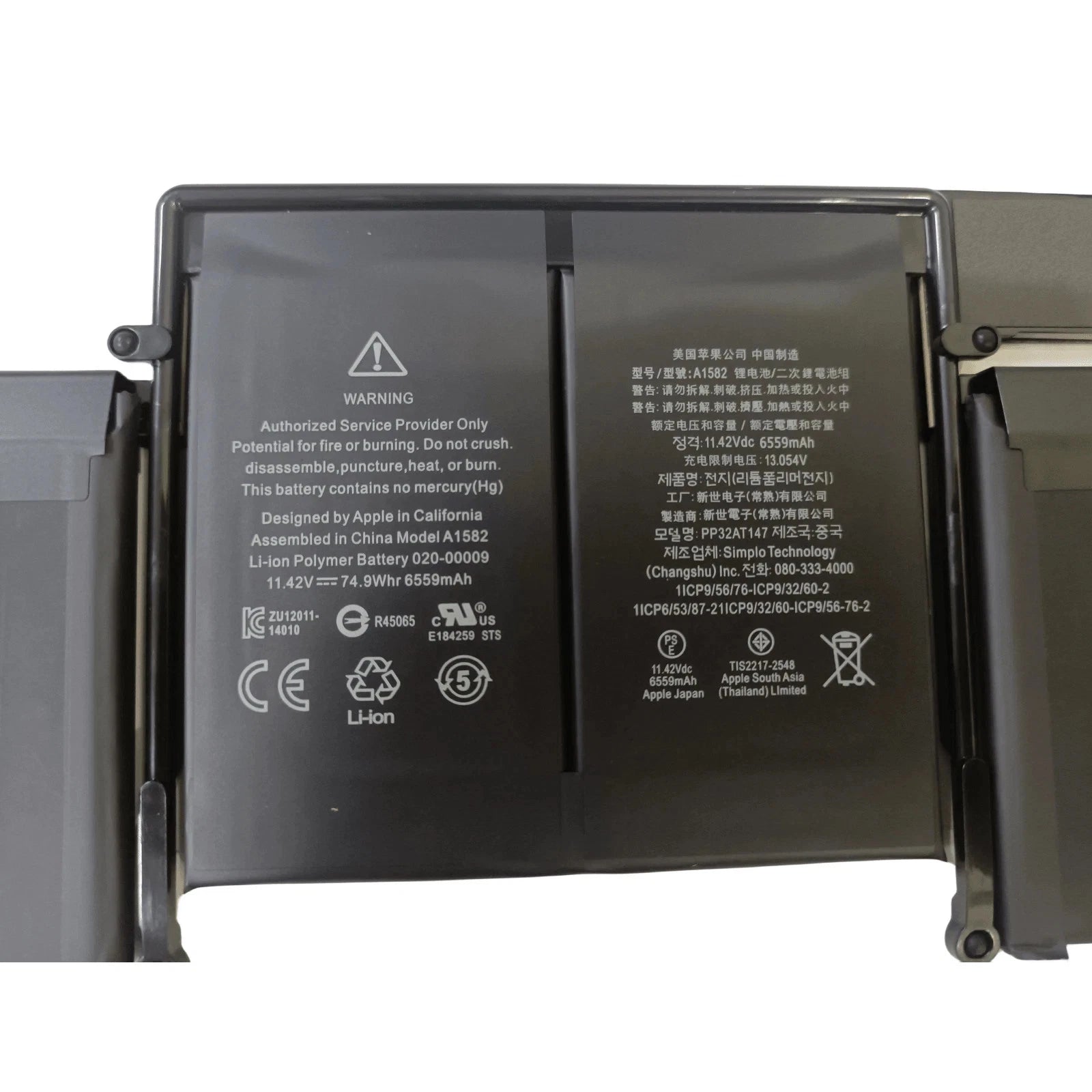 OEM A1582 A1502 Battery for Apple MacBook Pro 13 inch Retina Early 2015 Mid 2014