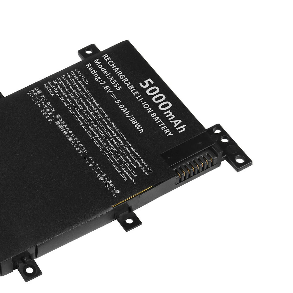 Battery for Asus X555 X555LA X555LD F555 X555LN X555L A555 X556 Laptop 5000mAh F