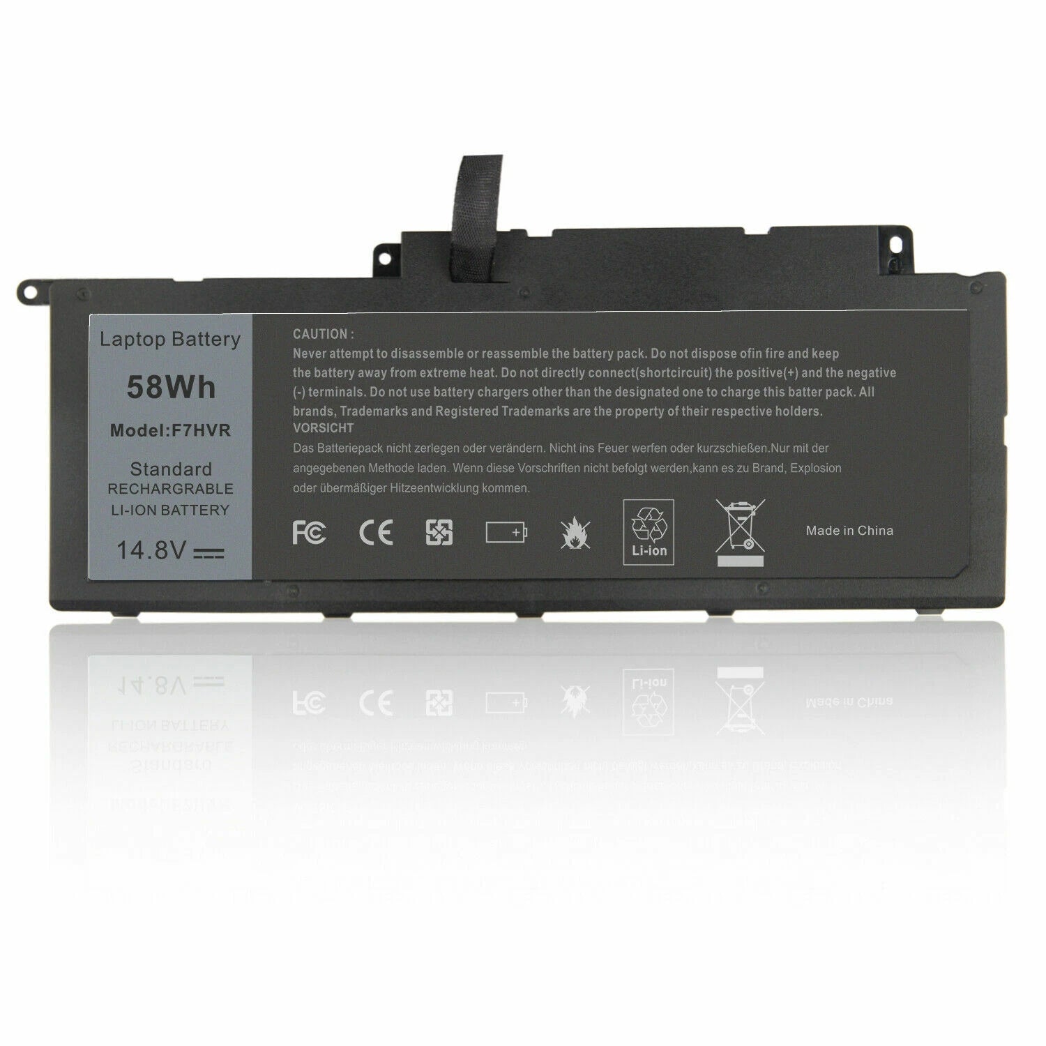 F7HVR Battery For Dell Inspiron 17 7000 7737 7746 14 15 15r 5545 58Wh PC
