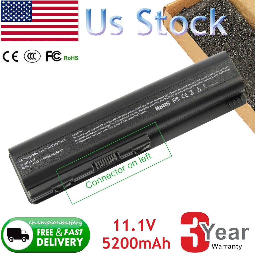 6Cell Laptop Spare Battery For HP Pavilion DV4 DV5 DV6 dv6-1245dx 484170-001
