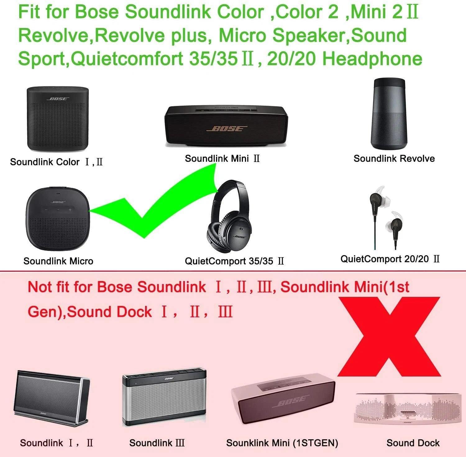 For Bose SoundLink Color Mini 2 II Revolve Bluetooth Speaker Charger Adapter 5V