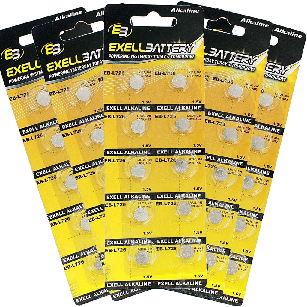 5x 10pk Alkaline 1.5V Watch Battery Compatible With Parts 396BP 397 556