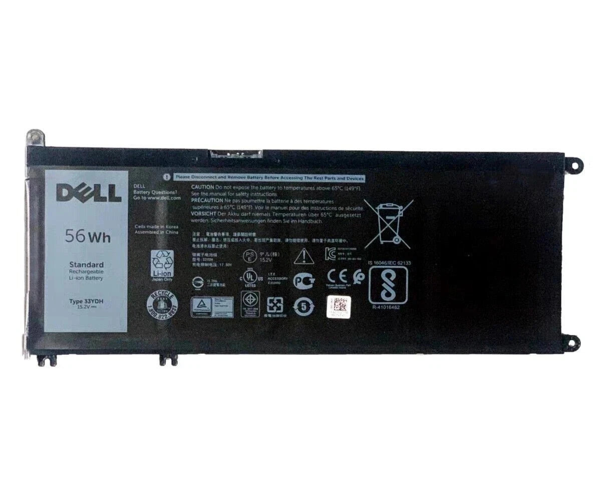 Genuin 33YDH Battery For Latitude 3380 3480 3490 3580 3590 Inspiron 7577 7586