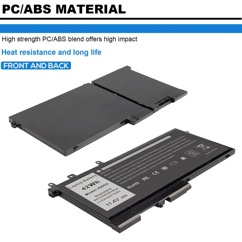 GJKNX 3DDDG Battery For Dell Latitude 5480 5580 5280 5490 5491 5580 5590 5591 US