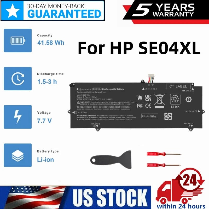 SE04XL Battery for HP Pro X2 612 G2 860724-2B1 849910-850 860724-2C1 860708-855