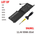??LOT 9NJM1 Battery For Dell Alienware 15 17 R3 R4 R5 44T2R 09NJM1 HF250 MG2YH