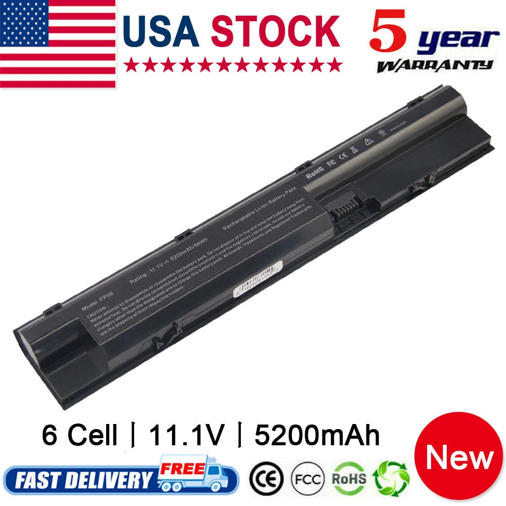 Battery for HP ProBook 440 450 470 G0 440 455 G1,707617-421,708457-001 FP06 FP09
