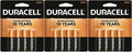 12 Pack Duracell AA CopperTop Alkaline MN1500 Batteries Exp. 2027