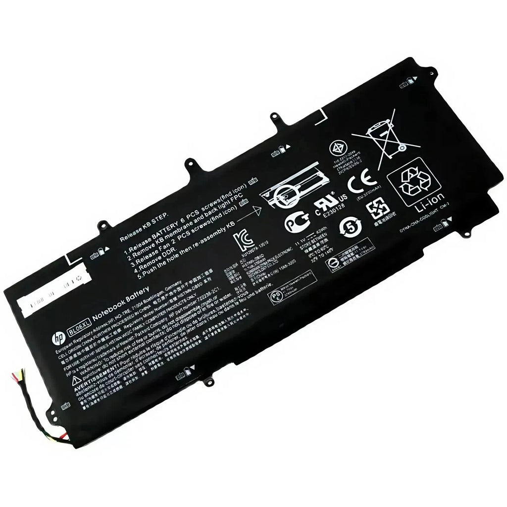 NEW OEM Genuine 42WH BL06XL Battery For HP EliteBook Folio 1040 GI G2 HSTNN-DB5D