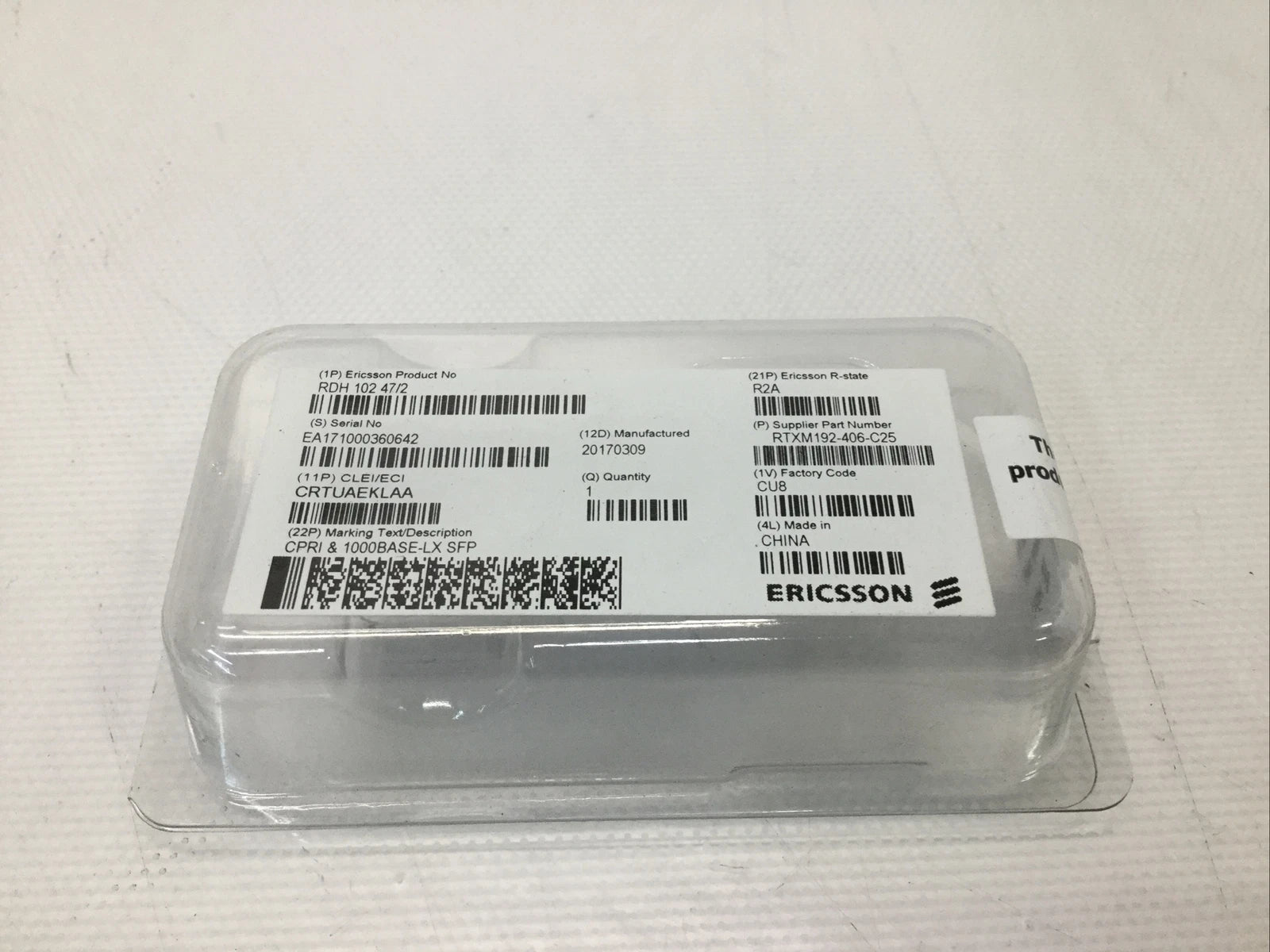 Ericsson 1000Base-LX SFP for Cisco single-mode fiber SMF SFP Transceiver Module