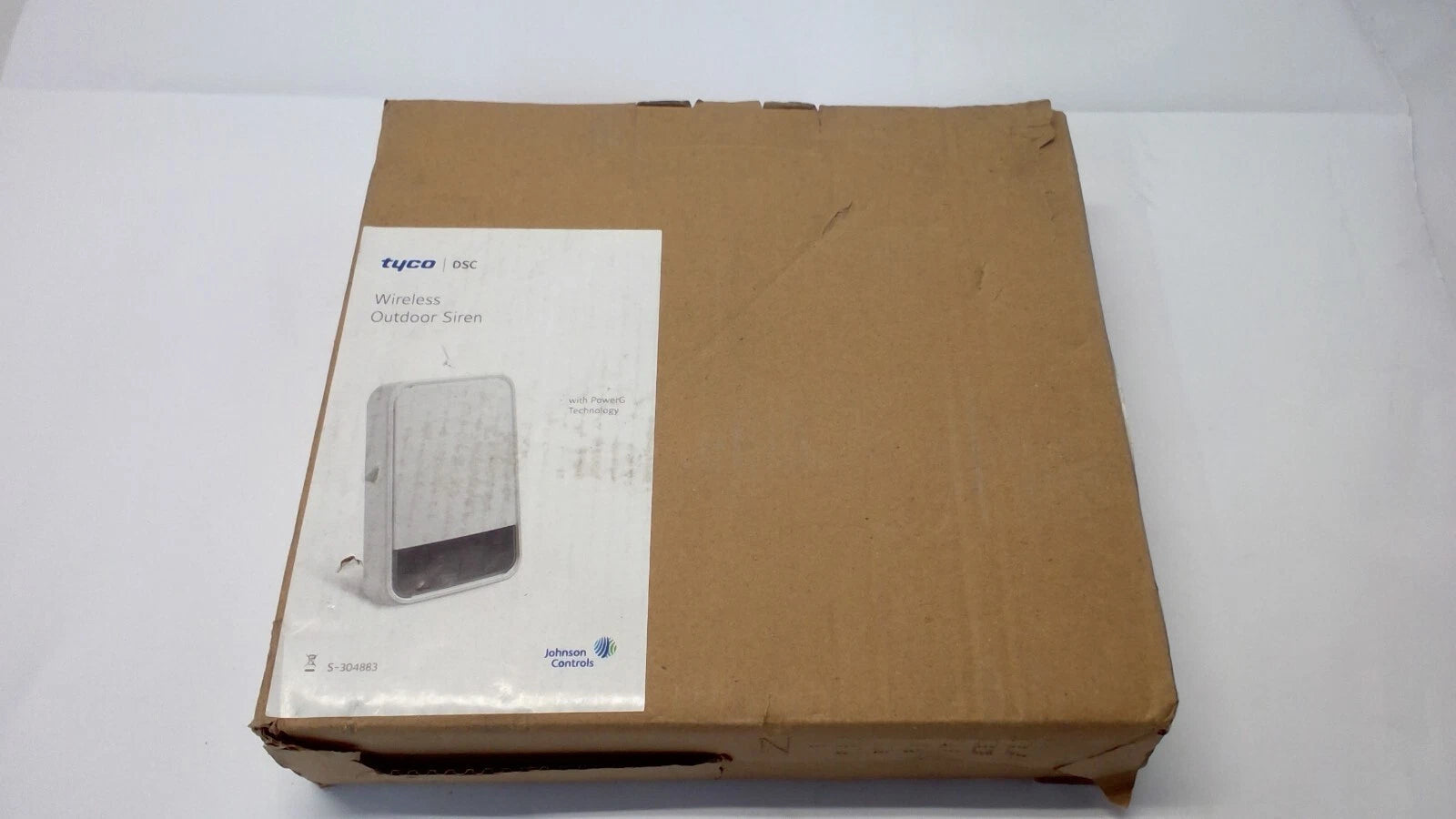 DSC Wireless Outdoor Siren S-304883 with PowerG Tech - Blue - PG9911B BATT