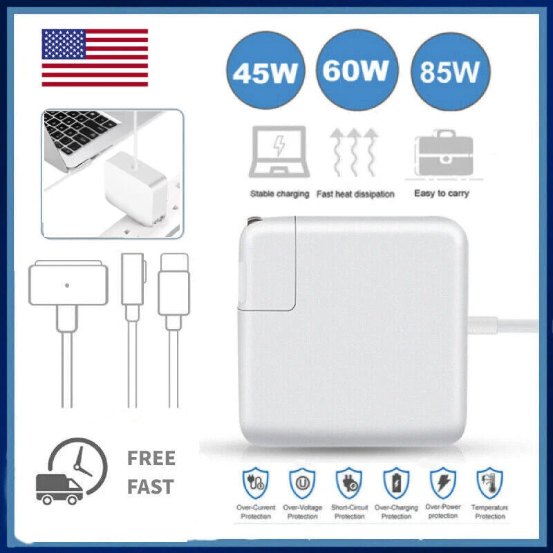 New- AC Power Adapter For Apple MacBook Air Charger 13" Pro 15" 17" 45W 60W 85W