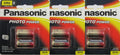 6 Panasonic Photo Power CR2 Lithium 3 Volt Batteries RLCR2 DLCR2 EL1CR2 EXP 2027