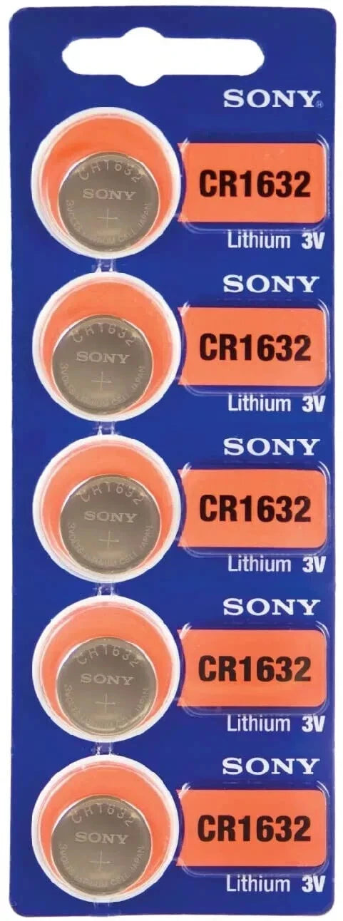 CR1632 SONY/MURATA (5 piece) Entry Car Remote Smart Key Fob Battery EXP 6+ years