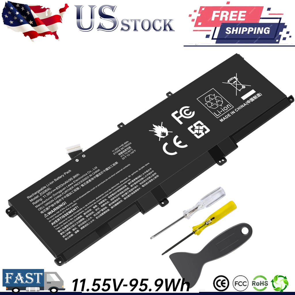 ZG06XL 95.9Wh Laptop Battery For HP EliteBook 1050 G1 ZBook Studio X360 G5 Serie