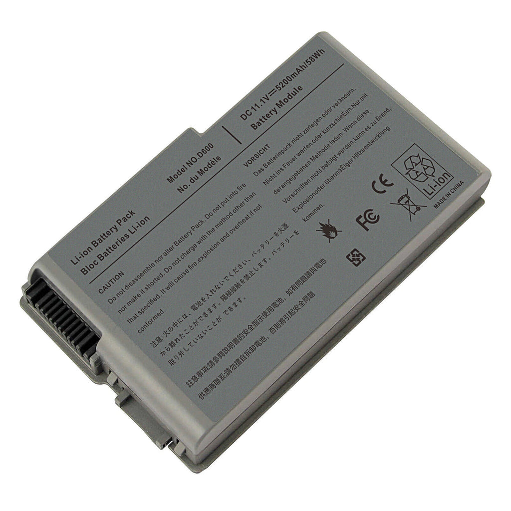 Battery U1543 C1295 for Dell Latitude D500 D600 D610 500M 505M 510M 600M 5200mAh