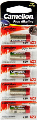 5 Pk Camelion 23A/A23/E23A/GP23A/MN21 12V Alkaline Battery