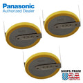 3x CR-2032/HMN 3V Lithium Coin Battery Horz 2 Pins for CMOS Mainboard