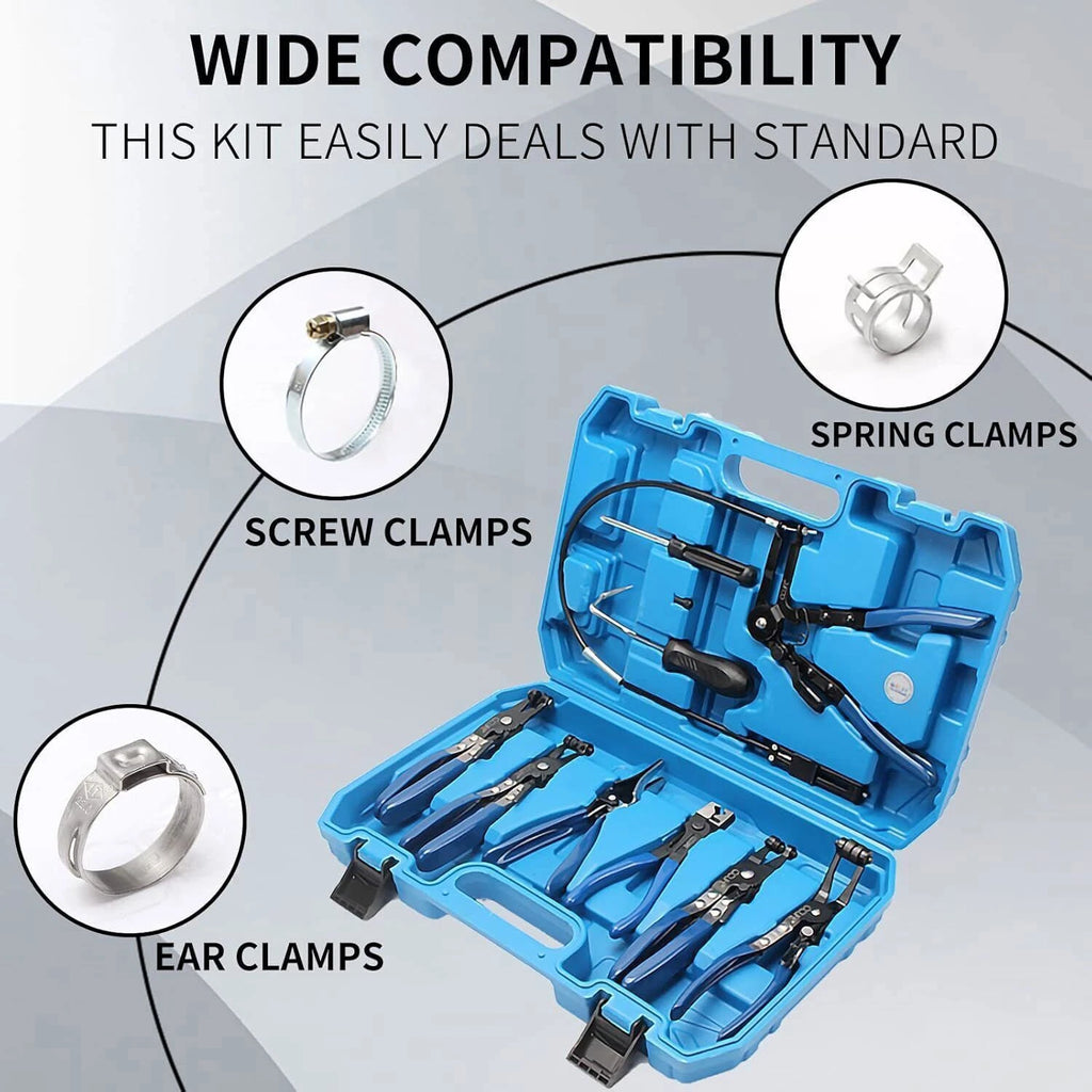 Fuel Line Pliers Hose Remover Set Fuel Filter Caliper Pipe Clamp Clip Disconnect