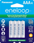 Panasonic Eneloop BK-4MCCA4BA Battery AAA NiMH 800mAh 4 Pack