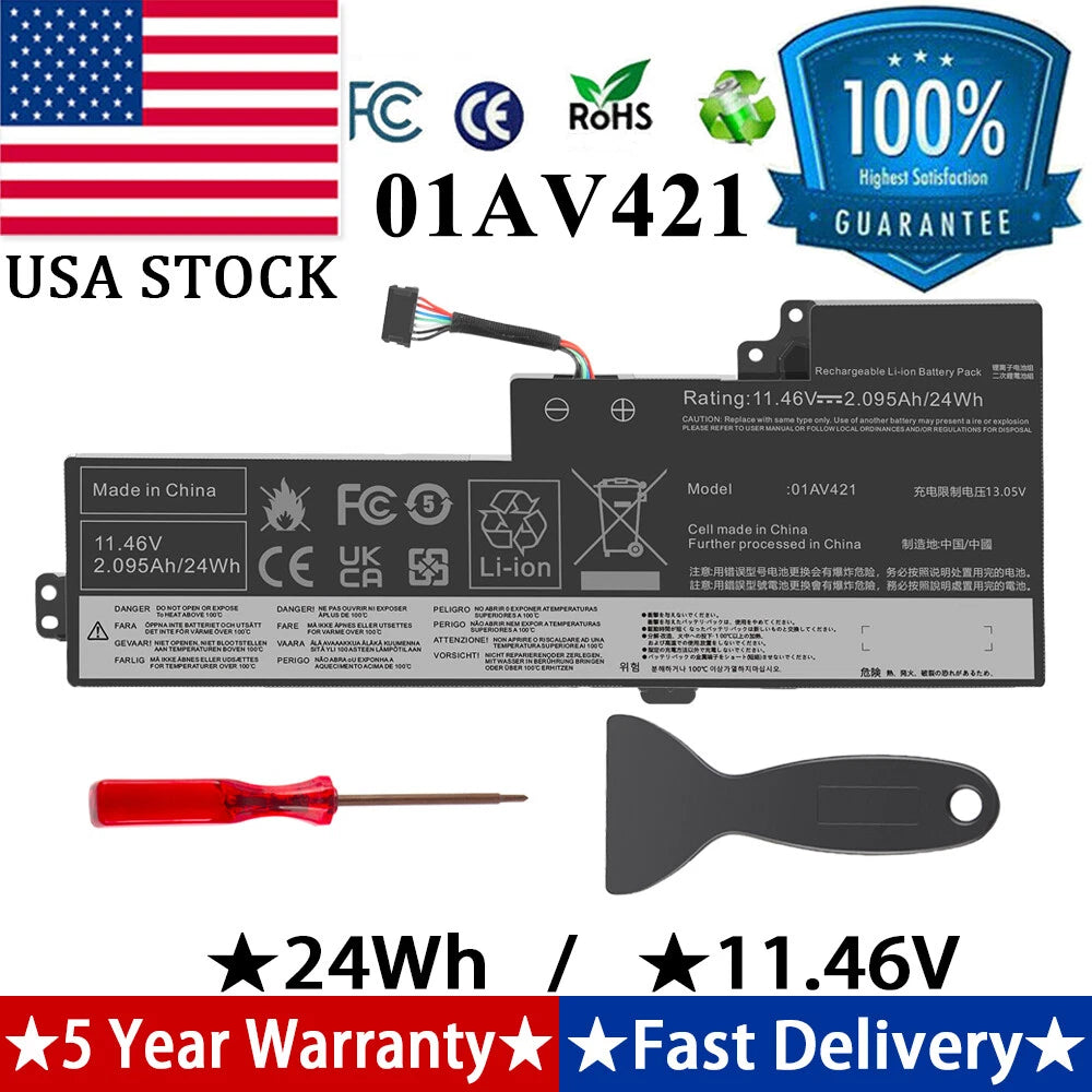 Internal Battery For Lenovo ThinkPad T470 T480 A475 A485 TP25 01AV420 01AV489