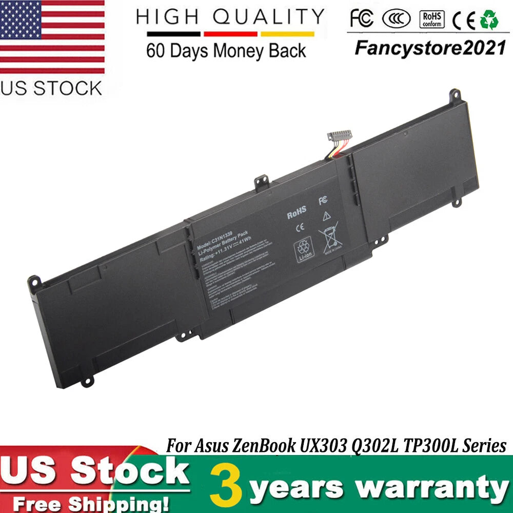 Battery C31N1339 For ASUS Q302L Q302LG Q302LA Q302U Q302UA UX303 UX303L NEW