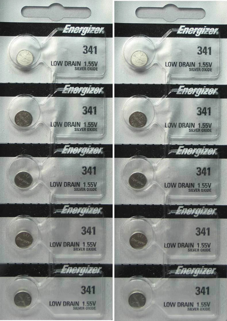 10 Energizer Silver Oxide SR714SW SR714W SR714 1.55V Battery