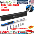 ?Dejunpool Digital Torque Wrench Adjustable Torque Wrench 1/2" Drive 10-200NM US