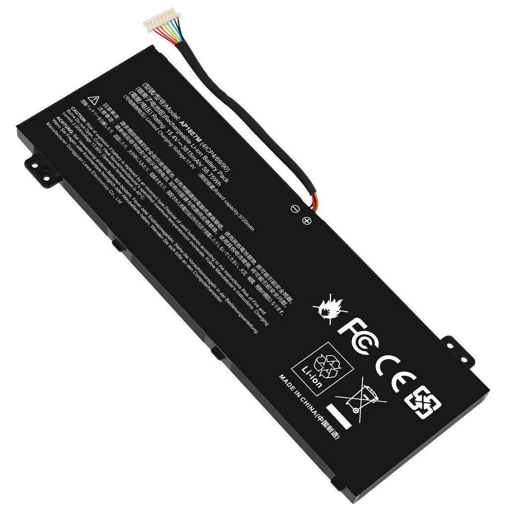 AP18E7M AP18E8M Battery For Acer Nitro 5 7 AN515-54 AN715-51 AN515-55 58.75Wh
