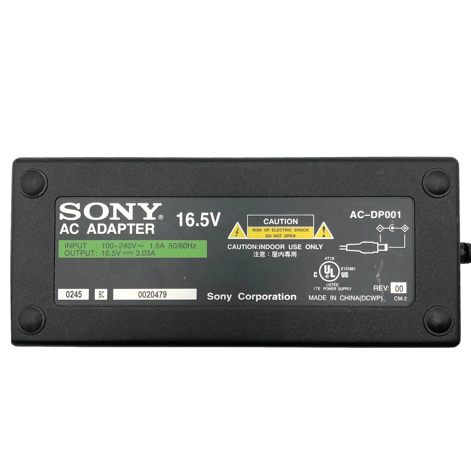 NEW Original Sony 50W AC-DP001 Power Supply Adapter Sony AC-FD001B 16.5V 3.03A