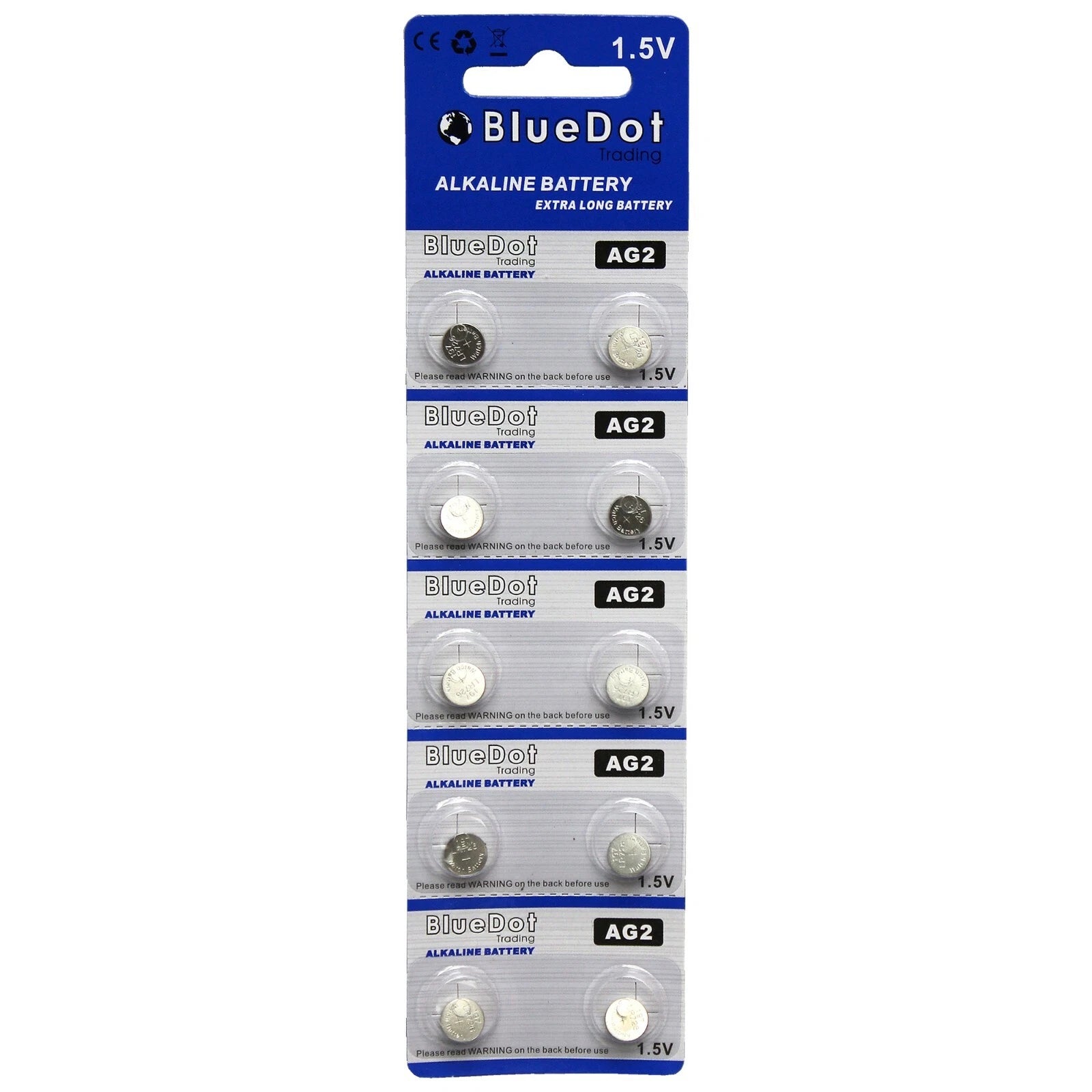 10x AG2 LR59 SR59 396 396A 397 SR726 SW D396 D397 V396 1.5V Cell Button Battery