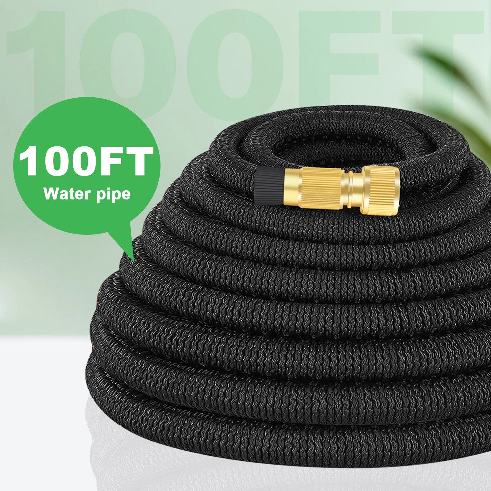 4X Stronger Deluxe Heavy Duty Expandable Flexible Garden Water Hose Pipe 100FT