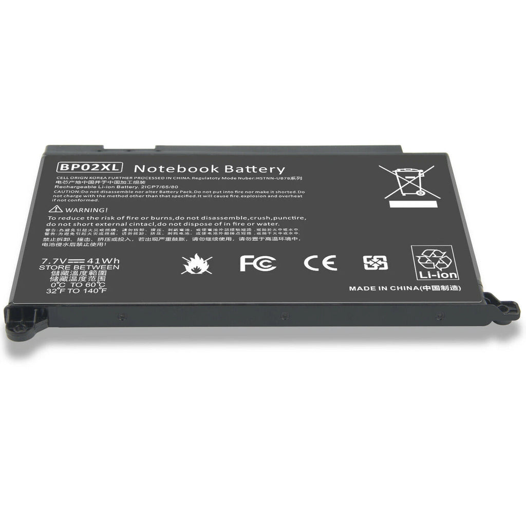 BP02XL Battery for HP Pavilion PC 15 Series 15-AU010WM 15-AU123CL 15-AW053NR New