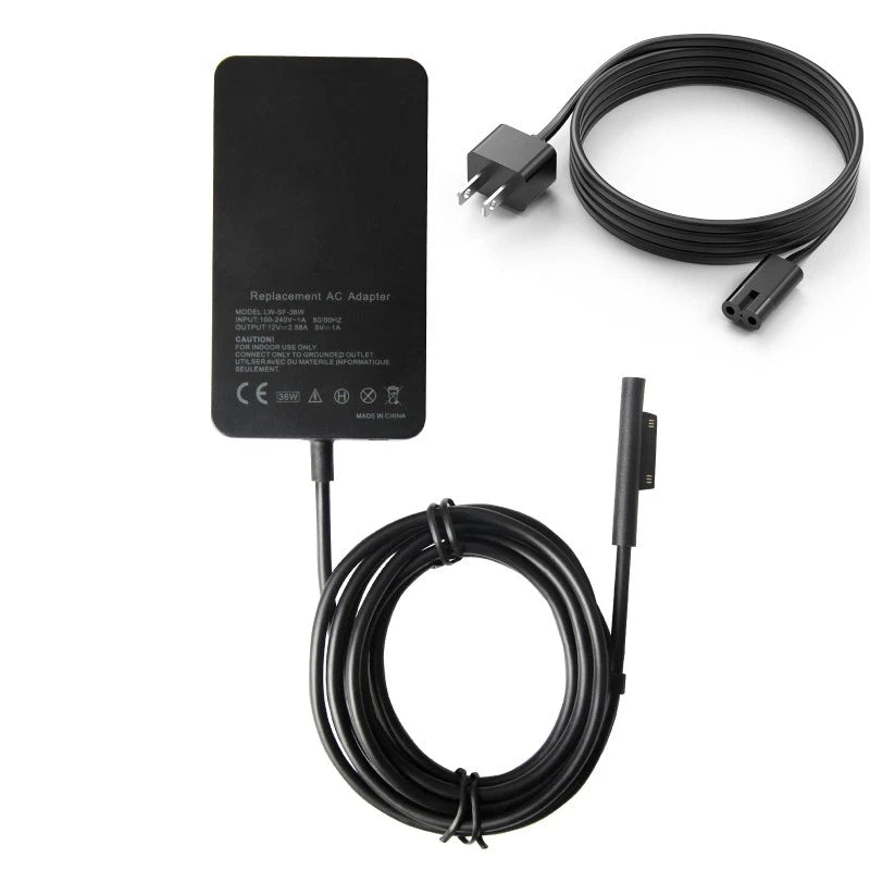 24W / 36W / 65W AC Adapter Charger for Microsoft Surface Go 10" Tablet