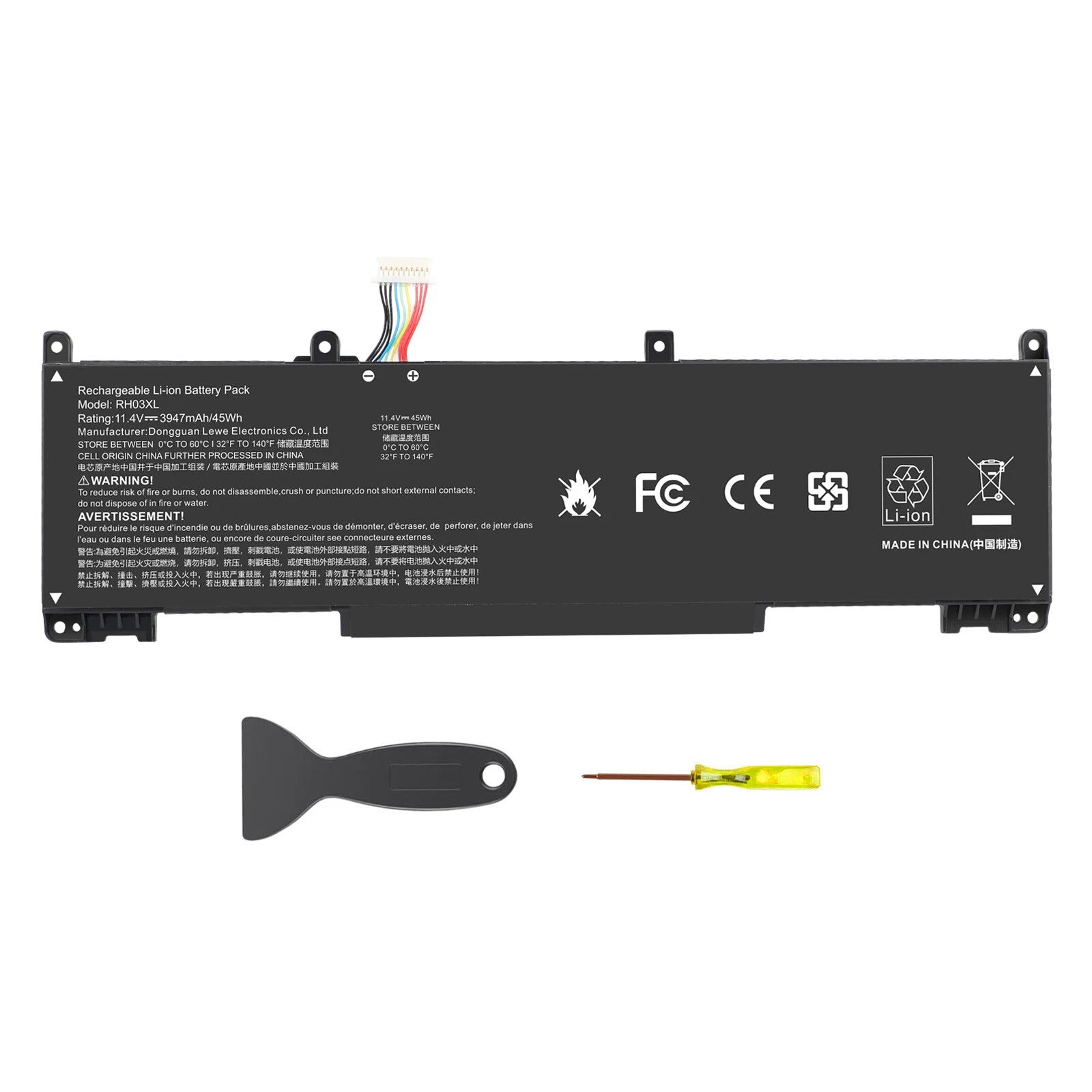 ?RH03XL Battery For HP ProBook 430 440 445 450 630 640 650 G8 HSTNN-OB1T Series?