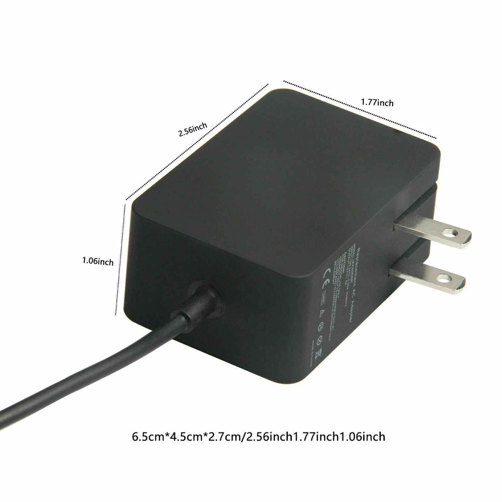 13W AC Adapter Charger For Microsoft Surface 3 1751 1623 1624 1645 Micro USB