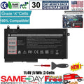 R8D7N Battery for Dell Latitude 5400 5401 5410 5411 Type 11.4V 51Wh W8GMW 1V1XF