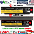 6/9Cells Battery for Lenovo ThinkPad T440P T540P L440 L540 W540 W541 0C52864 NEW