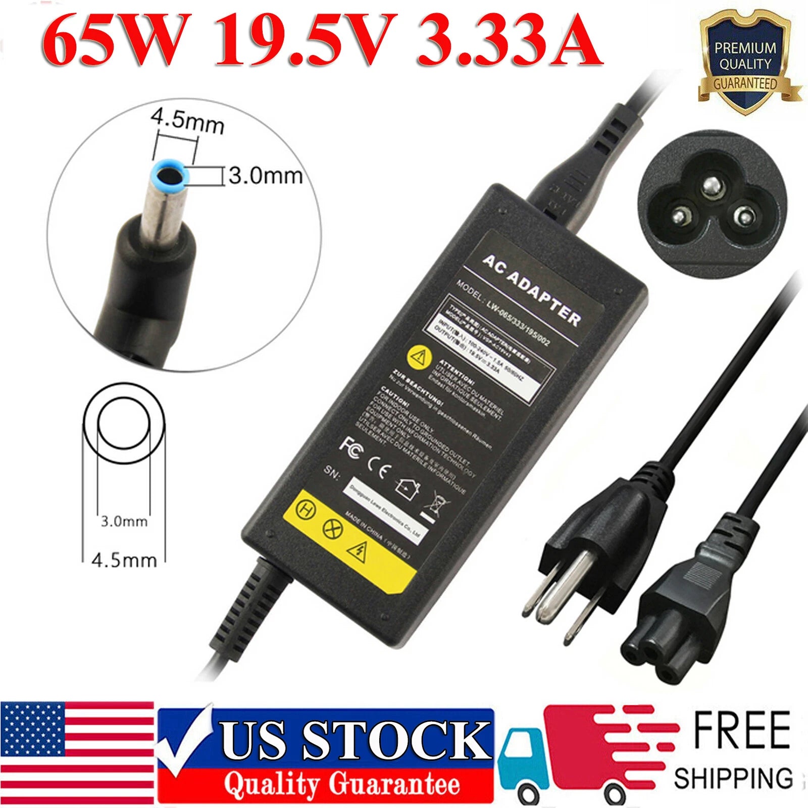 For HP 255 G2 G3 G4 G5 G6 G7 G8 Notebook Laptop Power Supply Ac Adapter Charger