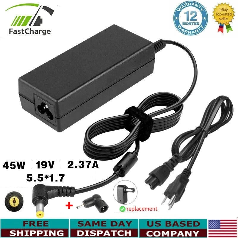 45W 19V Laptop AC Laptop Charger 30W 19V for ACER Aspire S3 MS2346 M5 Q5LJ1 Z09