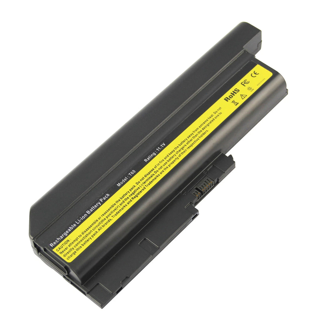 6 Cells Battery For IBM T60 Lenovo ThinkPad T500 R500 R60 T61 T61Q W500 SL300
