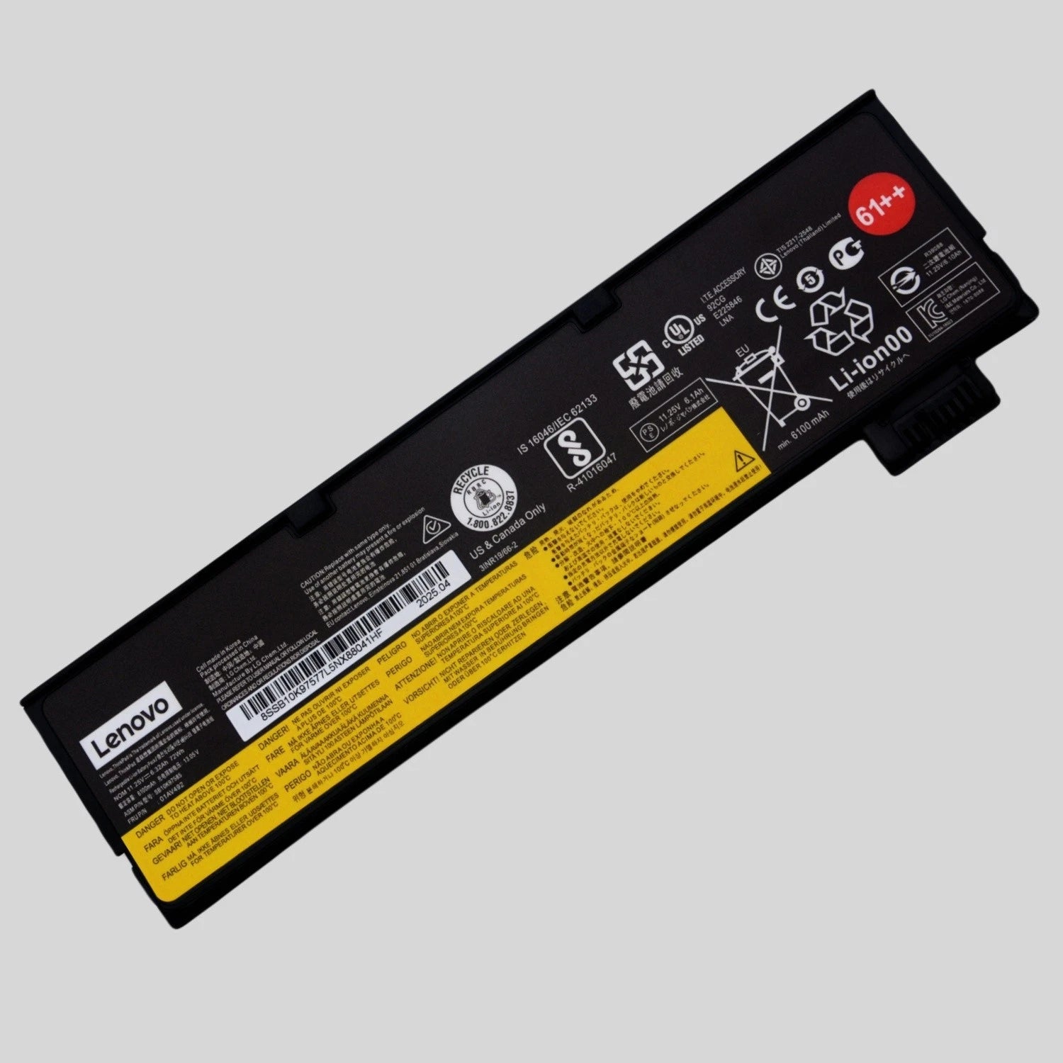 61++ Genuine 72Wh 01AV427 Battery for Lenovo ThinkPad T480 T470 P51S P52 01AV492