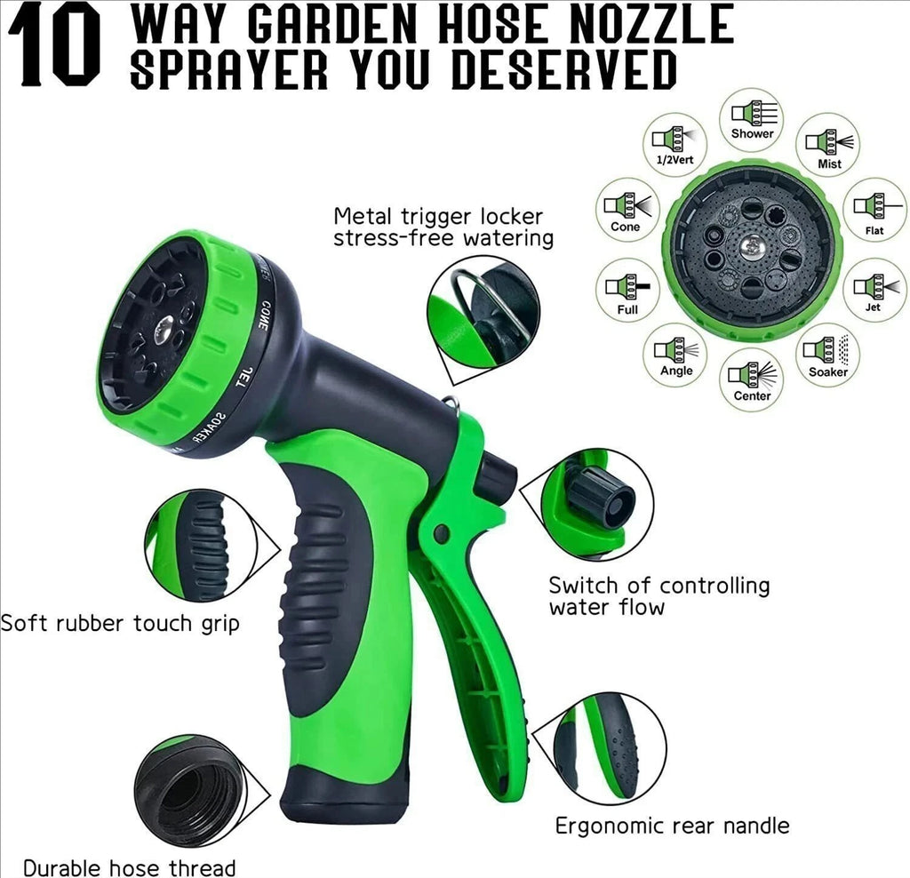5X Stronger Deluxe Expandable Flexible Garden Hose Water Hose (50ft,100ft,150ft)