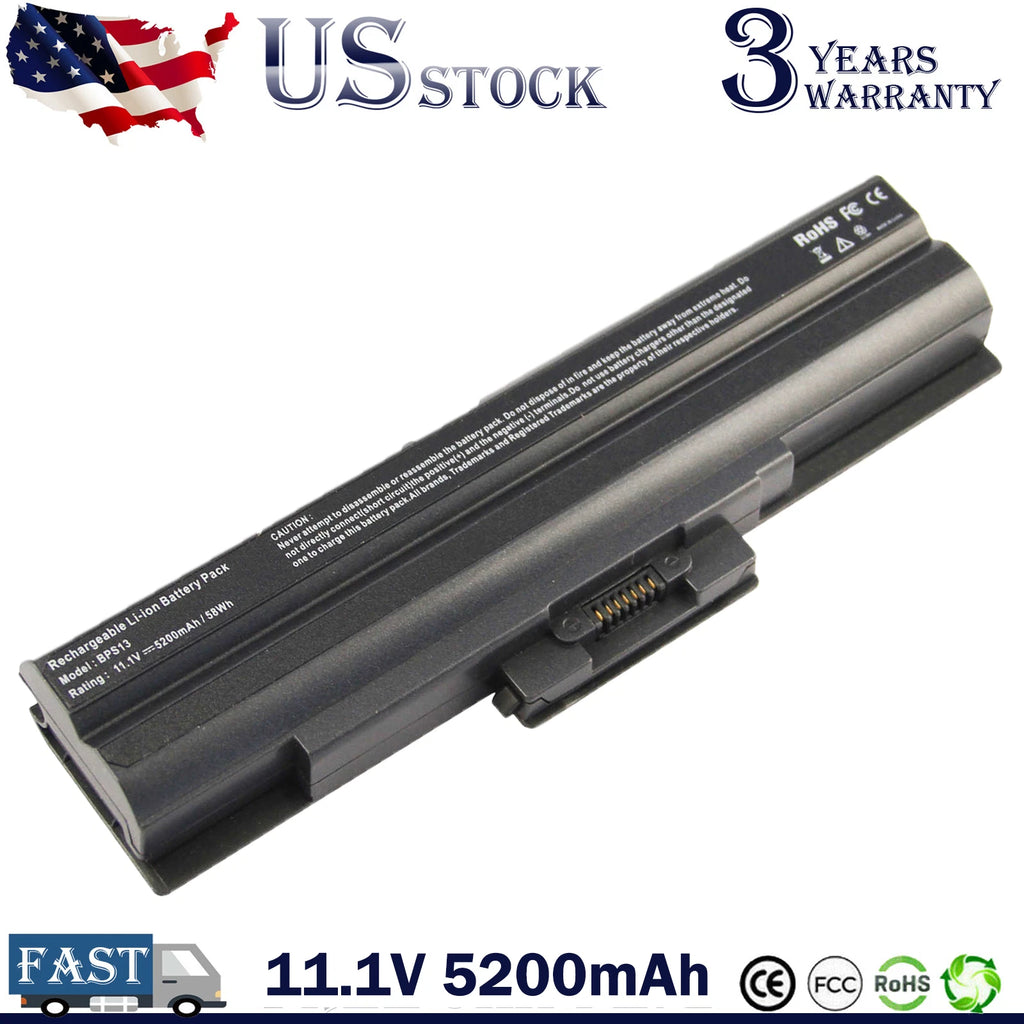 PCG-61411L Battery for Sony VAIO VGP-BPS13/B VGP-BPS13A VGP-BPS21 VGP-BPS13B New